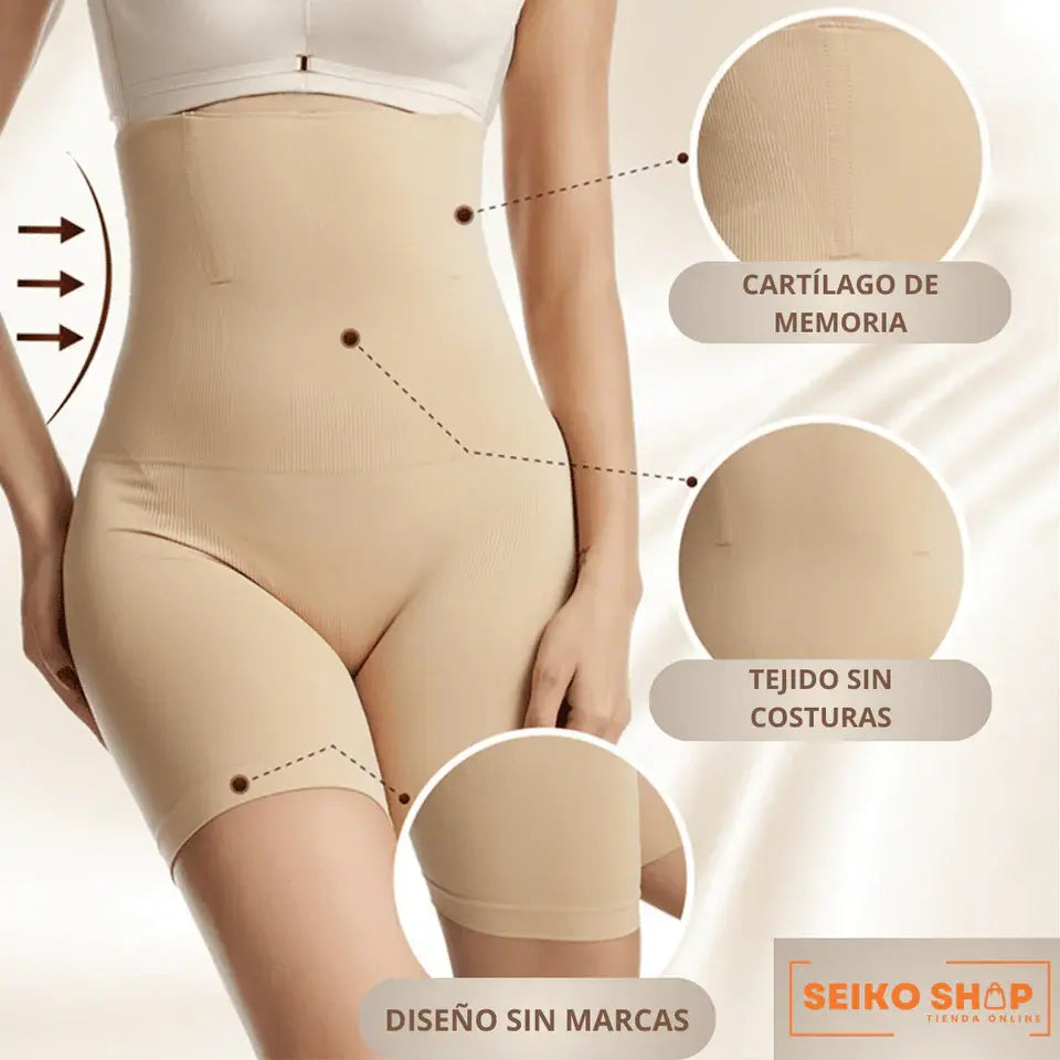 Faja Moldeadora Seiko Shop - Sin Costuras con Cartílago de Memoria